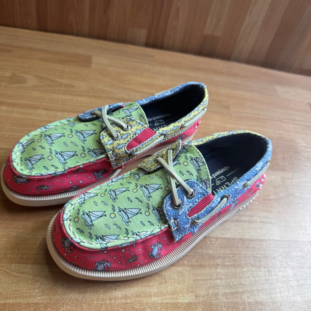 Sperry x Vineyard Vines Authentic Original Boat Shoes size 12